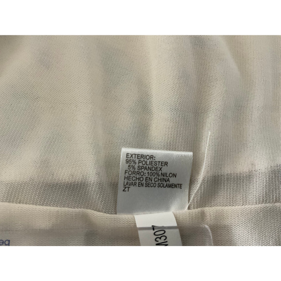 Daniel Cremieux Women's 4 Sleeveless Orange Blue Dress Patterned Polyester Blend - Picture 10 of 14